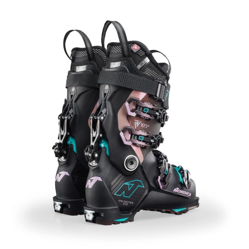 Buty narciarskie NORDICA UNLIMITED 105 W DYN Black-IridPurple-LightBlue
