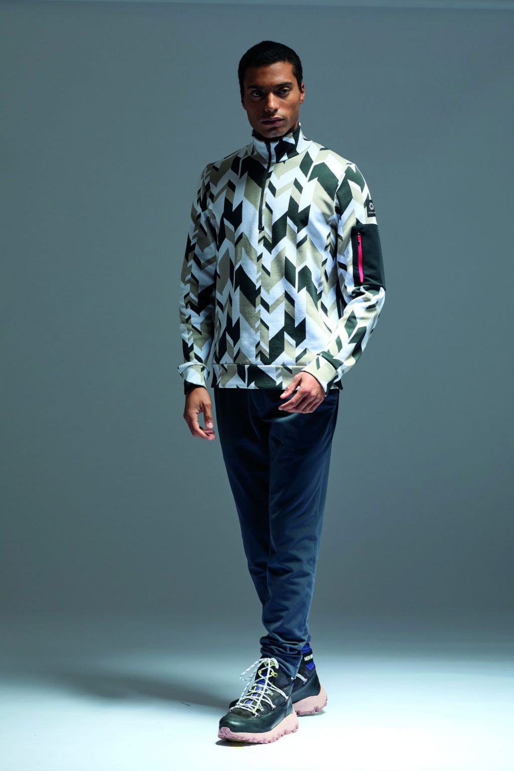 Spodnie NEWLAND męskie granatowe