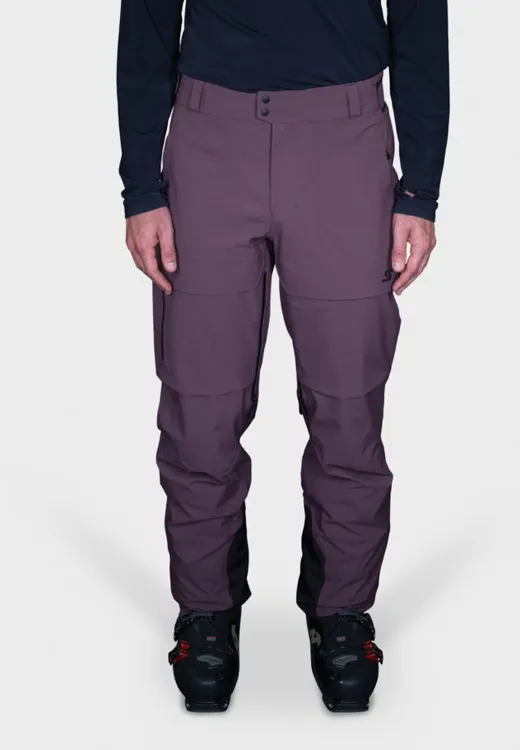 Spodnie narciarskie Stockli Montero bordowe
