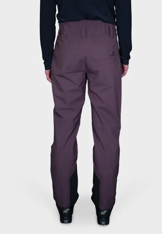 Spodnie narciarskie Stockli Montero bordowe - obrazek 2